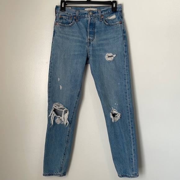 Levi’s Wedgie Icon Fit Jeans Authentically Yours Size 26 - Picture 2 of 7